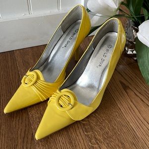 Yellow Heels Size 7.5